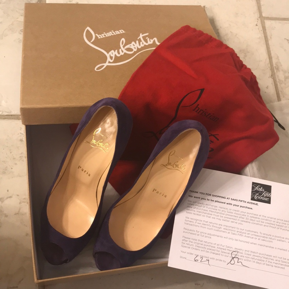 Christian Louboutin Palais Royal 140 Purple
